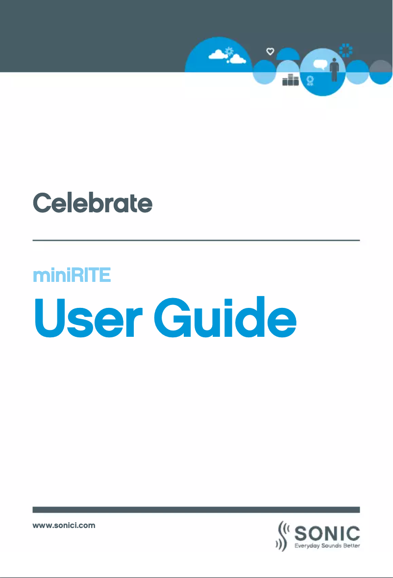 Image de la première page du manuel de l'appareil CL100 MNR Celebrate