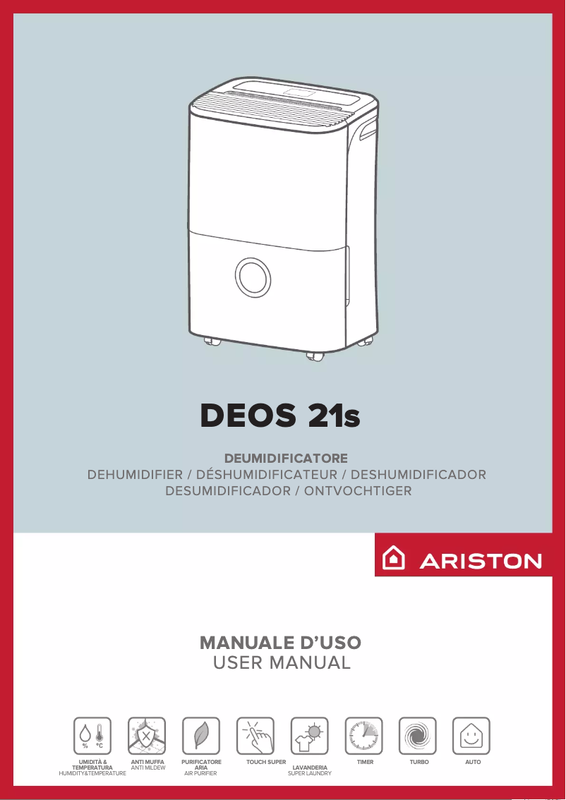 Image de la première page du manuel de l'appareil DEOS 21s