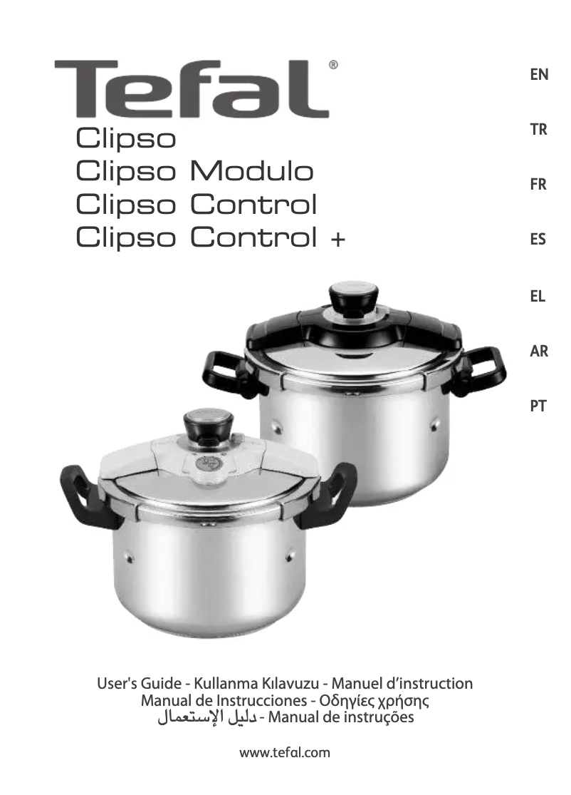 Page n°1 - Manuel utilisateur Tefal Clipso Control P41014