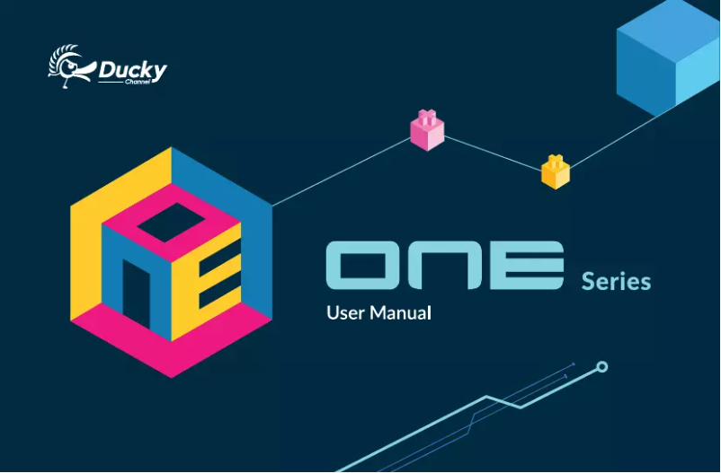 Page 1 de la notice Manuel utilisateur Ducky One 2 Blue LED TKL