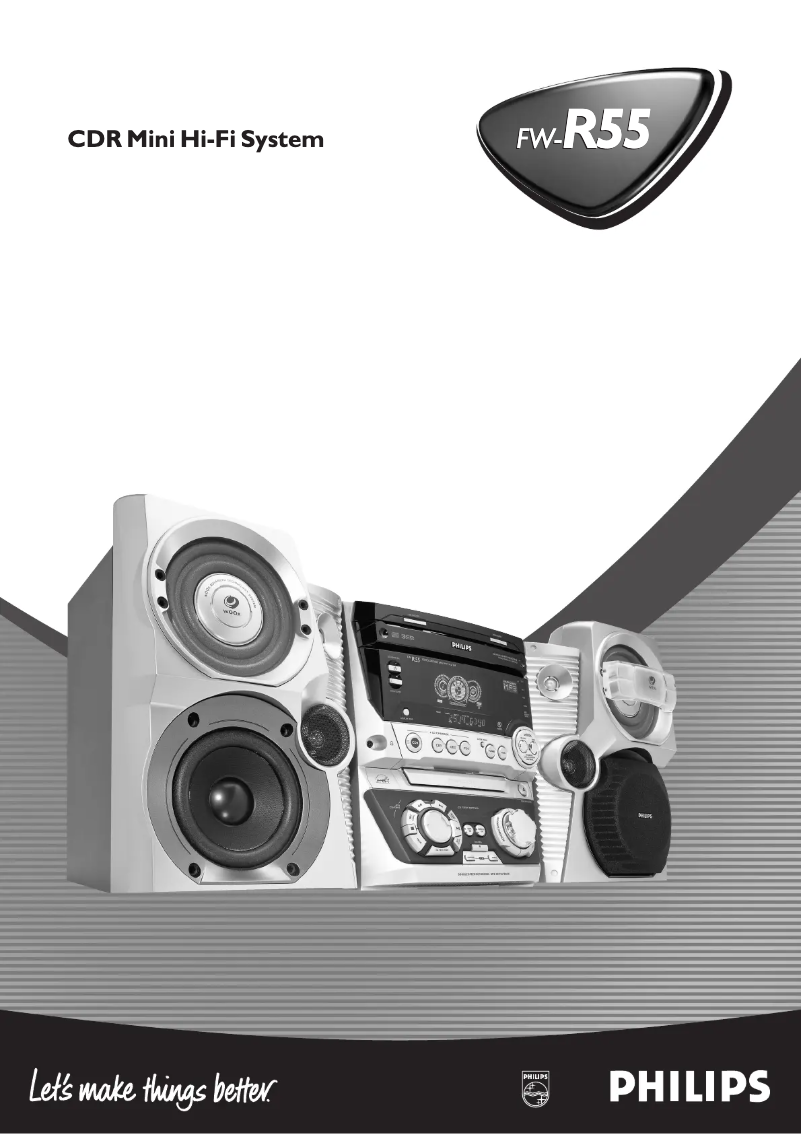 Página 1 del manual Manual de usuario Philips FW-R55