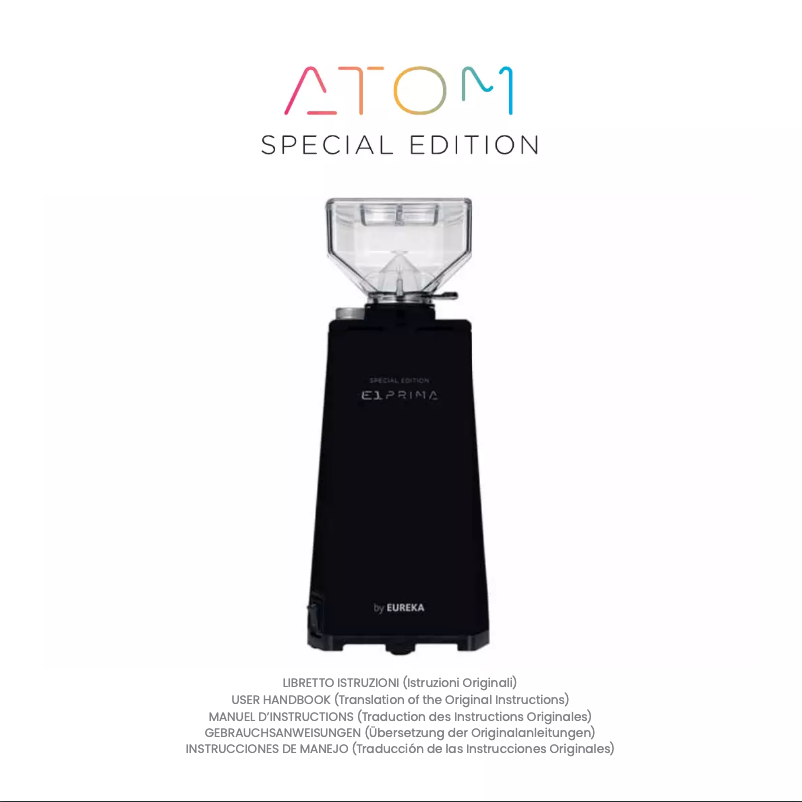 Page 1 de la notice Manuel utilisateur Victoria Arduino Atom 65