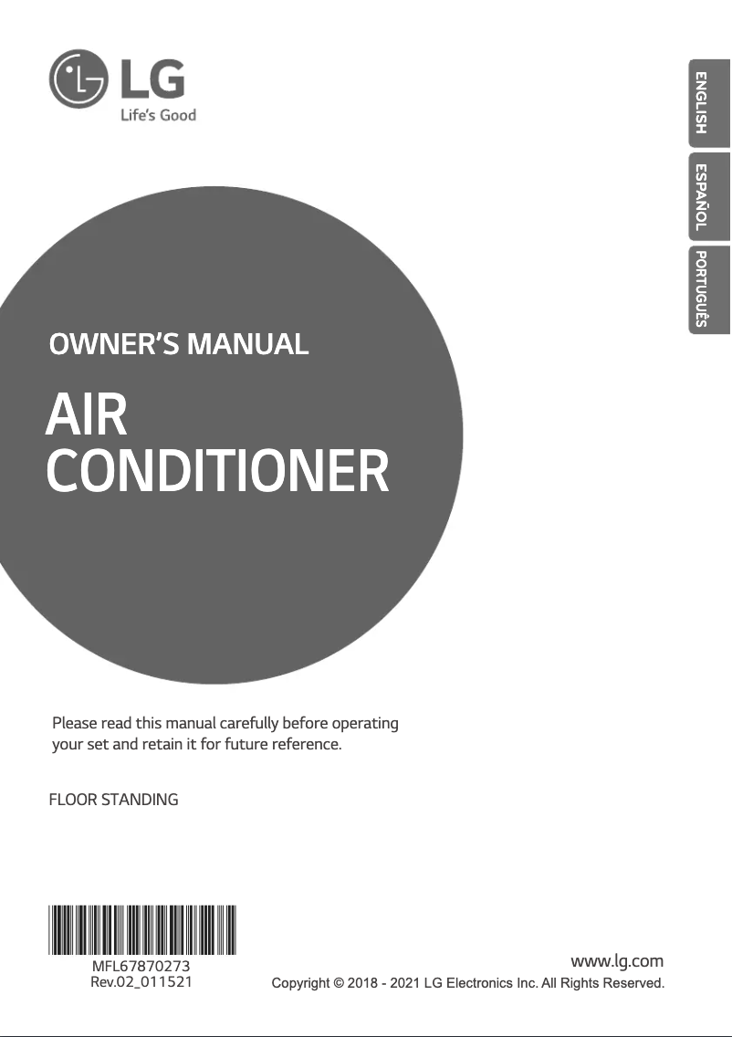 Página 1 del manual Manual de usuario LG ARNU48GPTA4