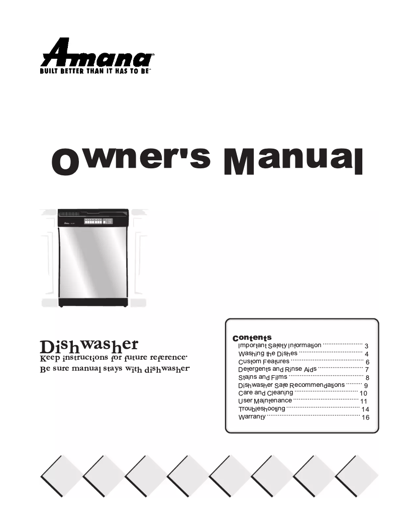 Image de la première page du manuel de l'appareil ADW550RAC