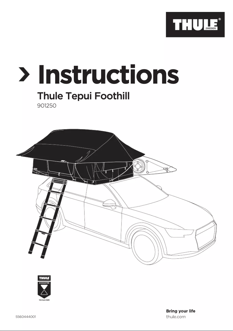 Page n°1 - Manuel utilisateur Thule Tepui Foothill