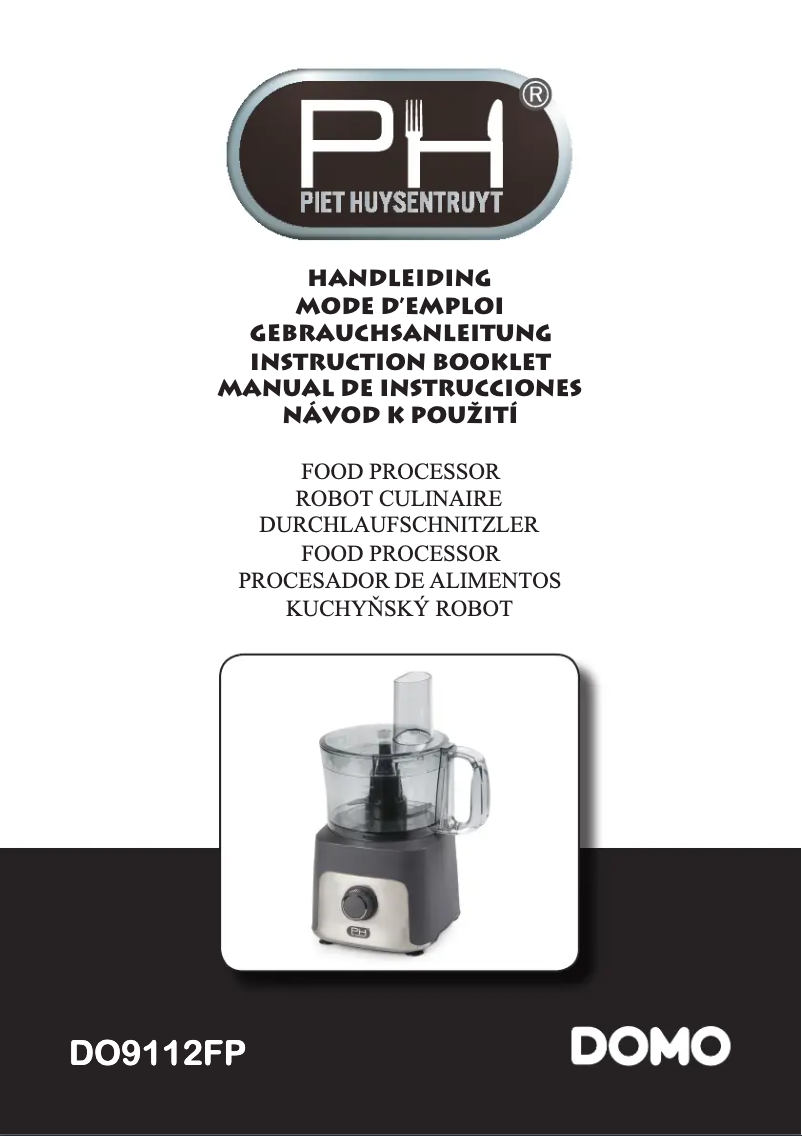 Page 1 de la notice Manuel utilisateur Domo DO9112FP