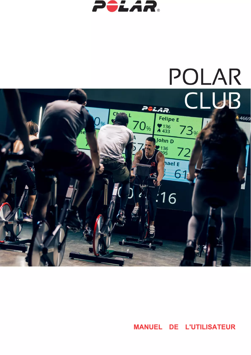 Page n°1 - Manuel utilisateur Polar Club