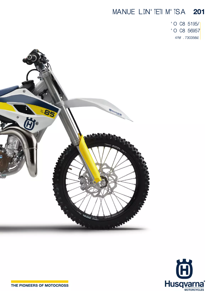 Page 1 de la notice Manuel utilisateur Husqvarna TC 85 17/14 (2015)