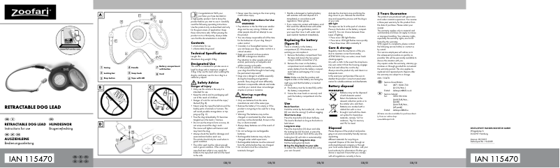 Página 1 del manual Manual de usuario Zoofari IAN 115470