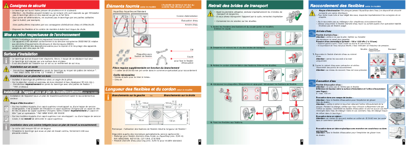 Page 1 de la notice Manuel utilisateur Siemens WM14S481FF