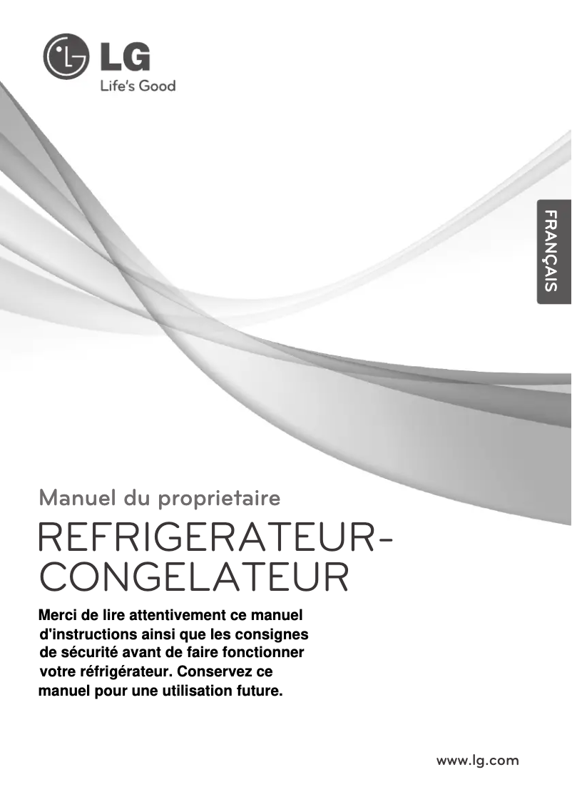 Page n°1 - Manuel utilisateur LG GN-S502GSRH