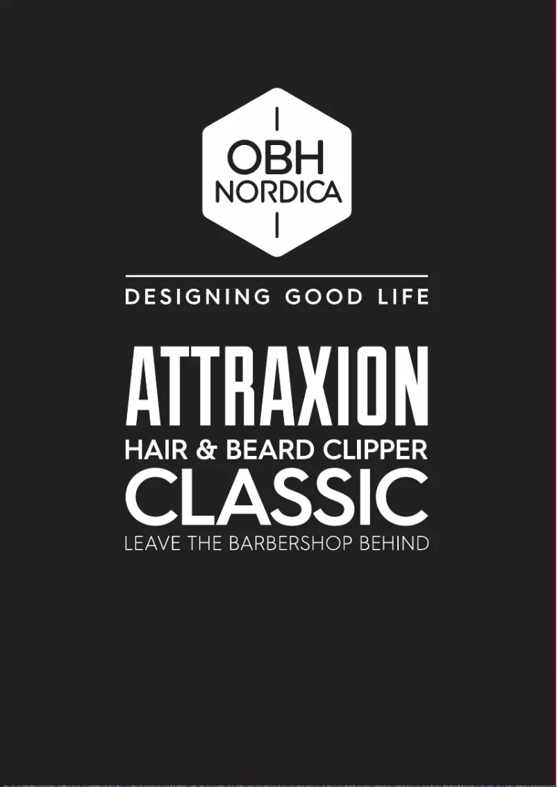 Página 1 del manual Manual de usuario OBH Nordica Attraxion Classic