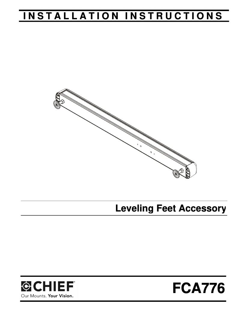 Page n°1 - Manuel utilisateur Chief FCA776