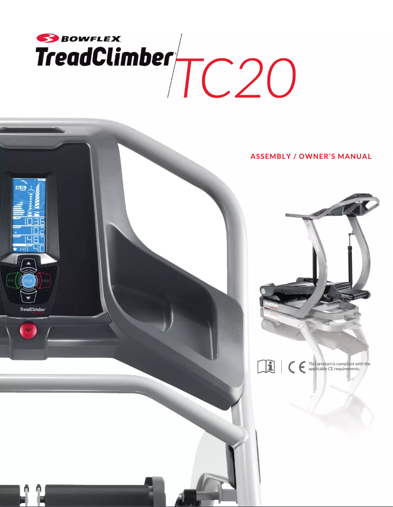 Página 1 del manual Manual de usuario Bowflex TreadClimber TC20