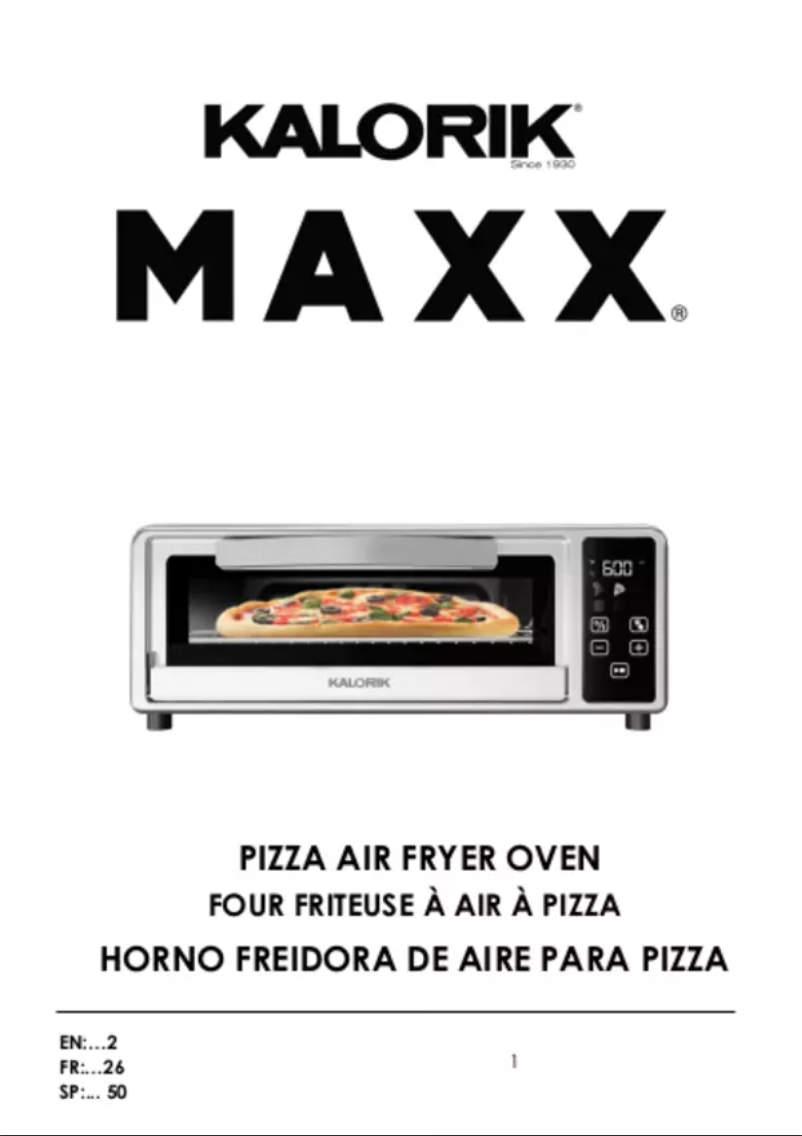 Página 1 del manual Manual de usuario Kalorik MAXX AFO 52577 SS
