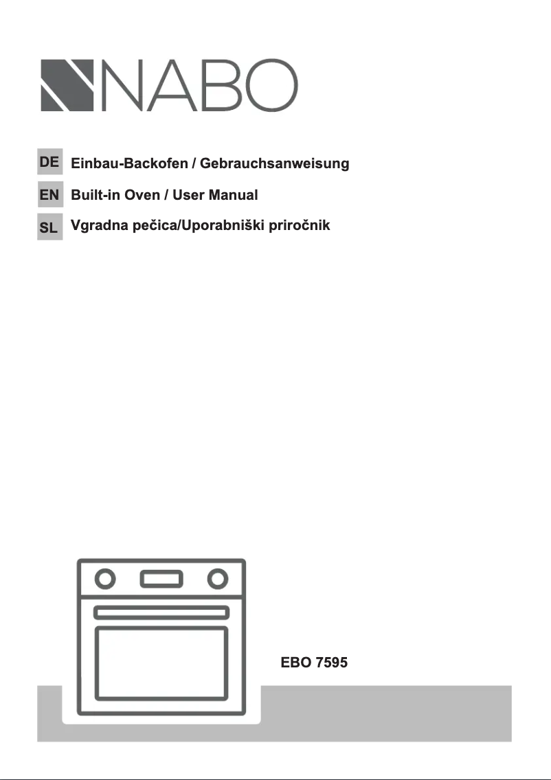 Page 1 de la notice Manuel utilisateur Nabo EBO 7595