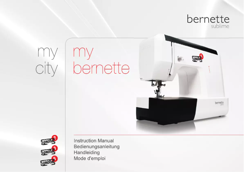 Page n°1 - Manuel utilisateur Bernina Bernette London 5