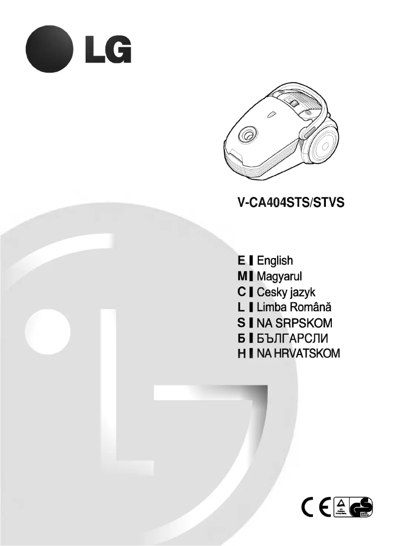 Image de la première page du manuel de l'appareil V-CA404STV