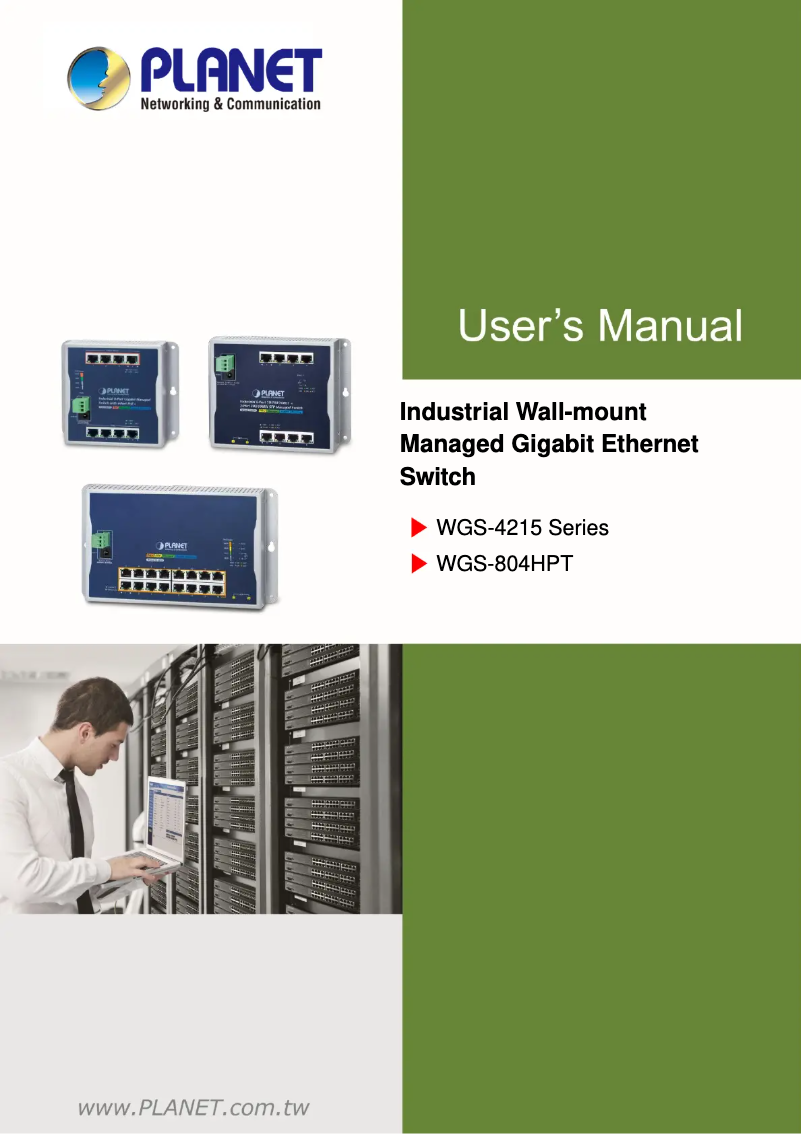 Image de la première page du manuel de l'appareil WGS-4215-8P2S