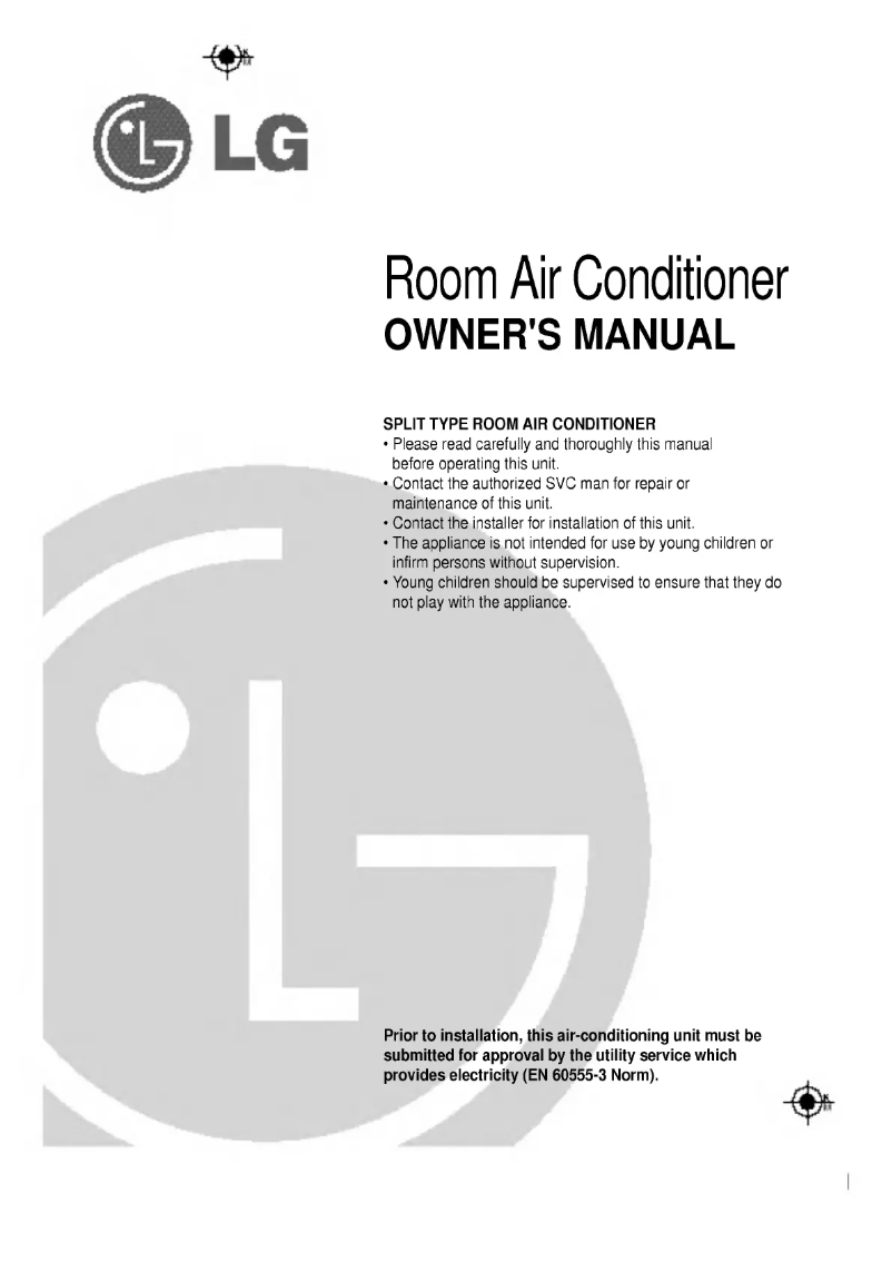 Page 1 de la notice Manuel utilisateur LG LS-S1421CL