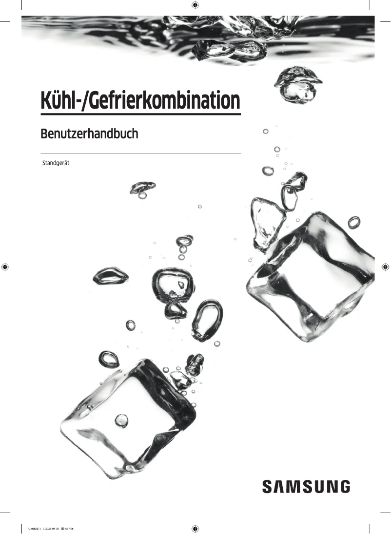 Page 1 de la notice Manuel utilisateur Samsung RF65A967ESG