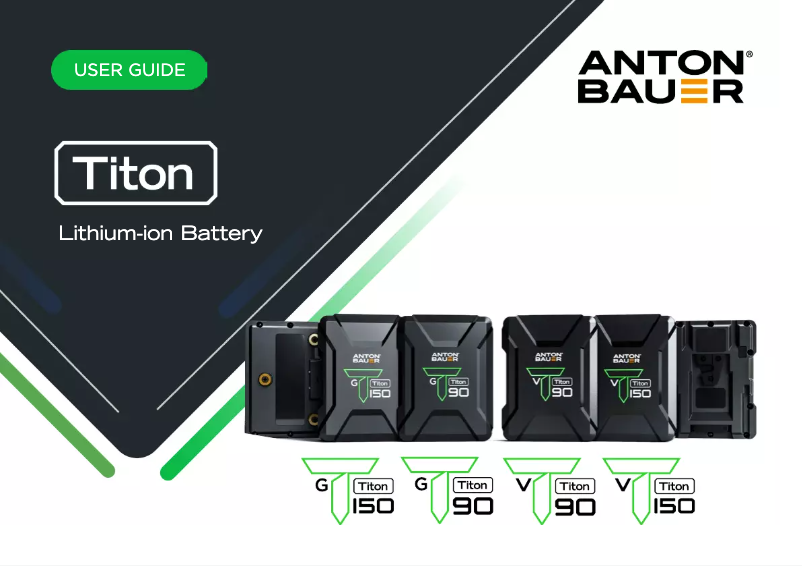 Página 1 del manual Manual de usuario Anton/Bauer Titon 150