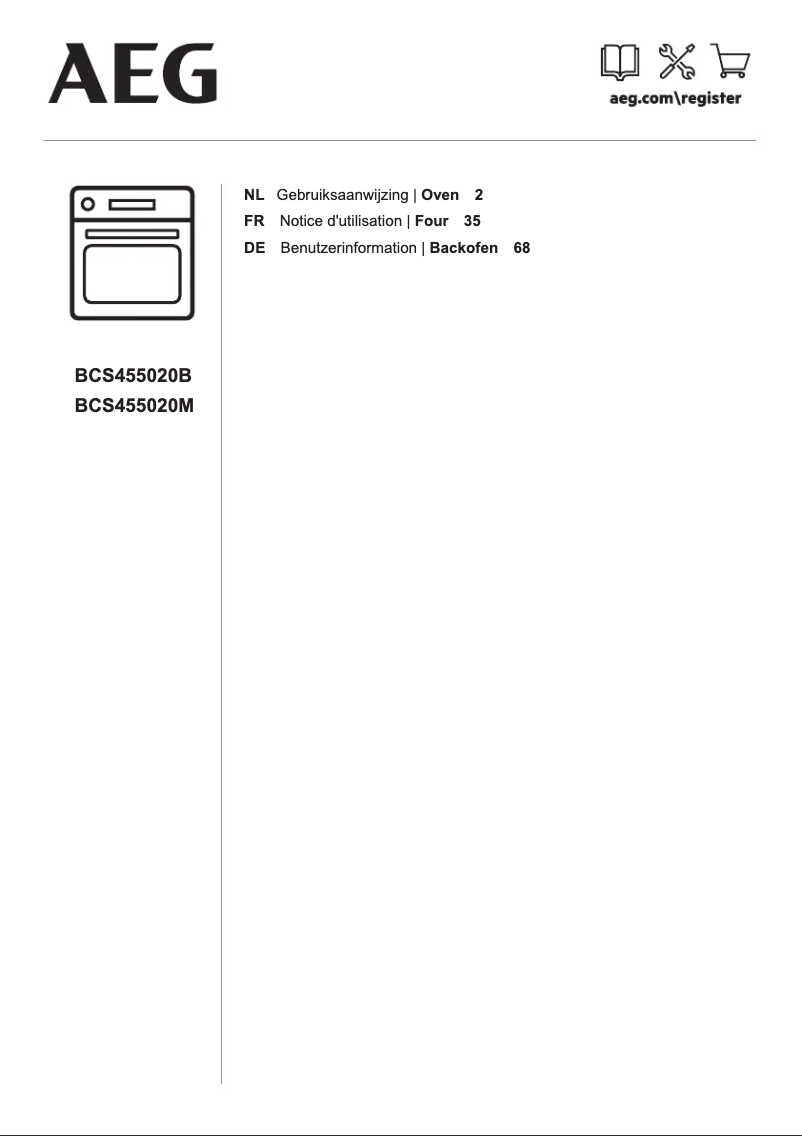 Image de la première page du manuel de l'appareil BCS455020M