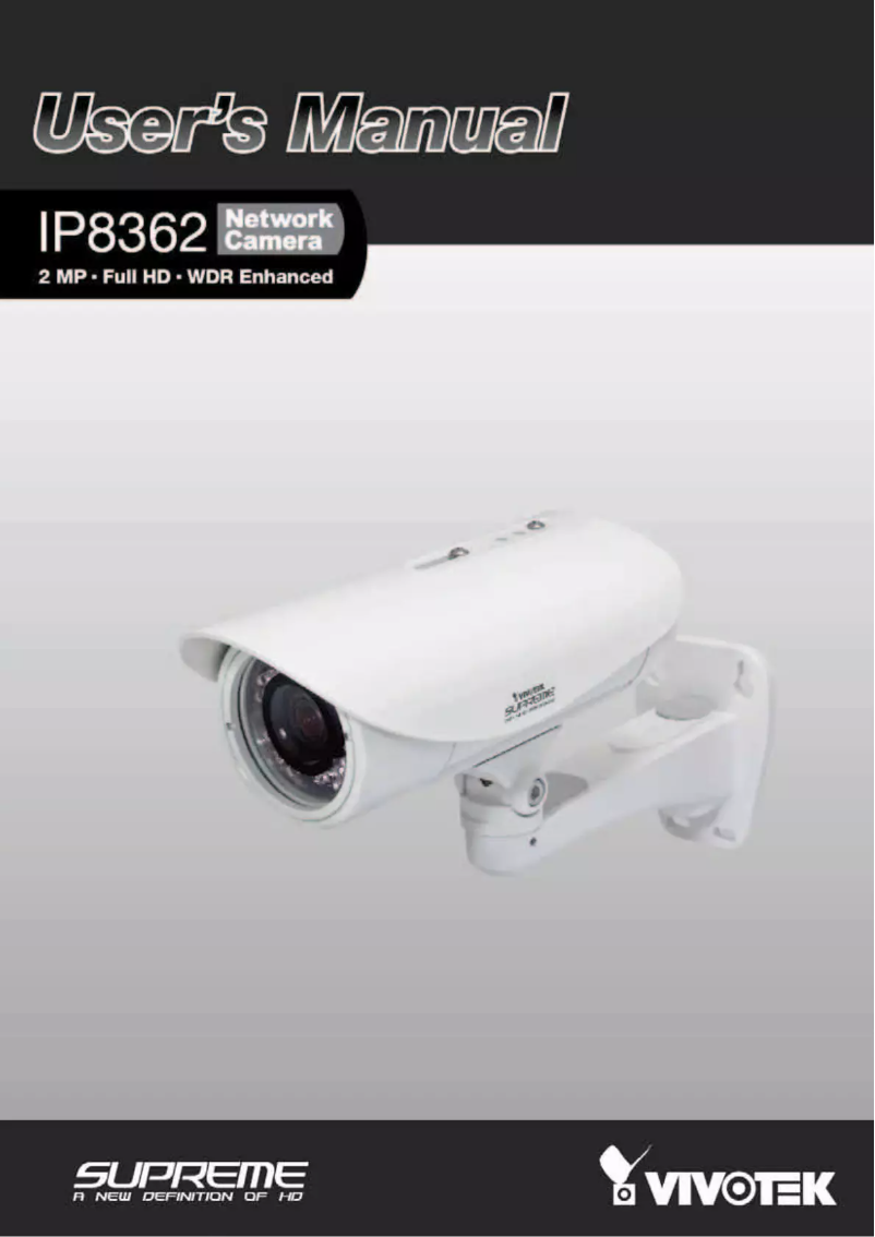 Page 1 de la notice Manuel utilisateur Vivotek IP8362