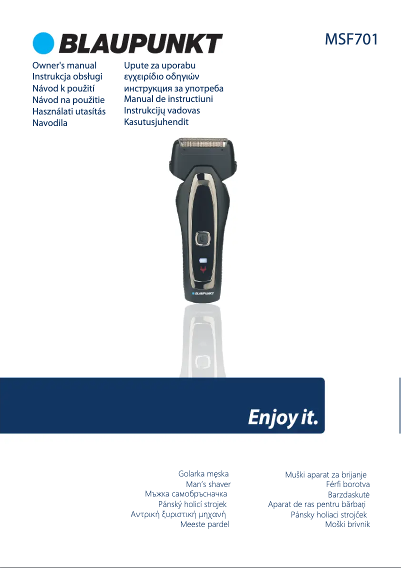 Imagen de la primera página del manual del dispositivo MSF701