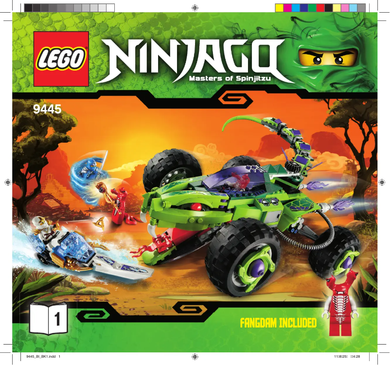 Page 1 de la notice Manuel utilisateur Lego Fangpyre Truck Ambush