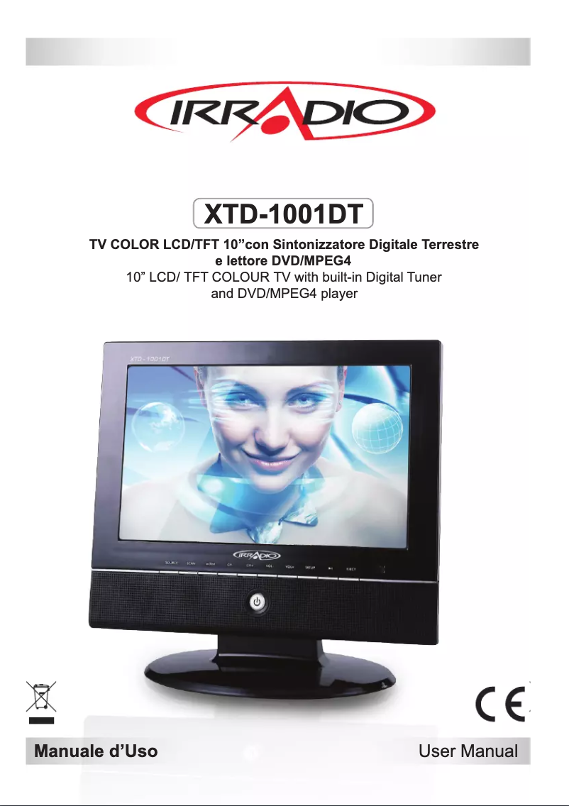 Page 1 de la notice Manuel utilisateur Irradio XTD 1001DT