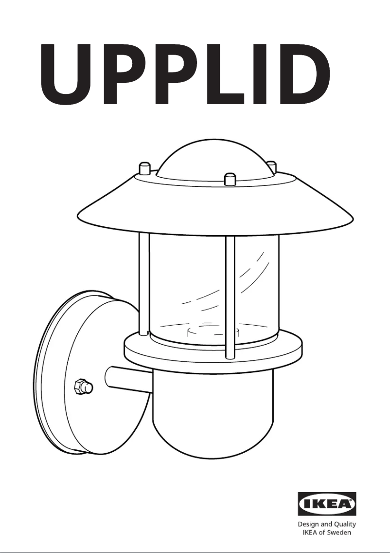 Image de la première page du manuel de l'appareil UPPLID 702.275.33