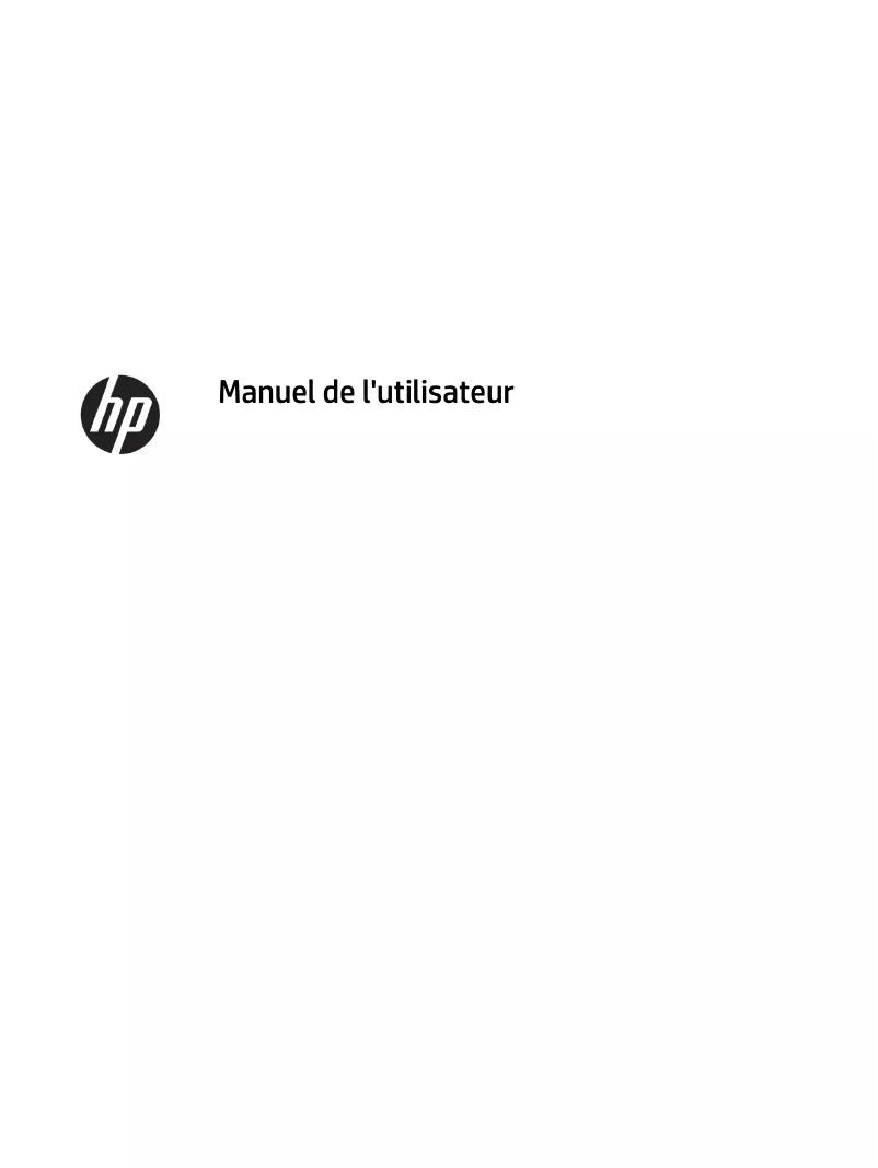 Page 1 de la notice Manuel utilisateur HP E27q G4