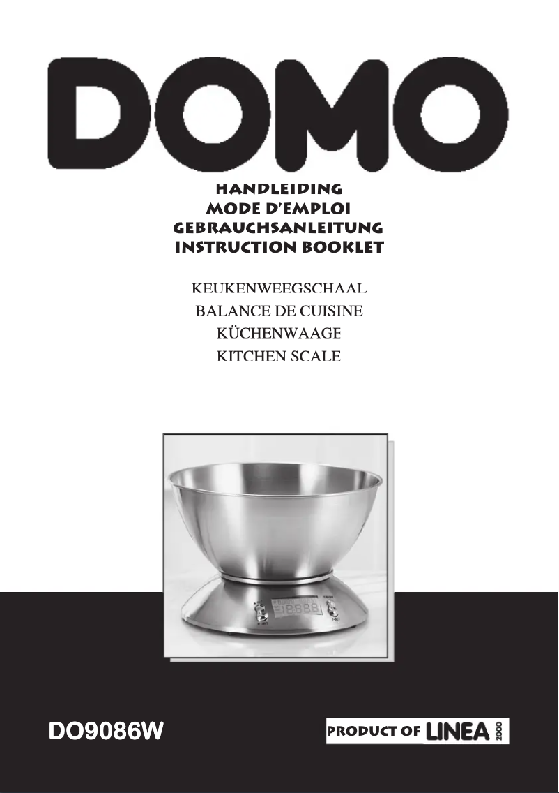 Image de la première page du manuel de l'appareil DO9086W