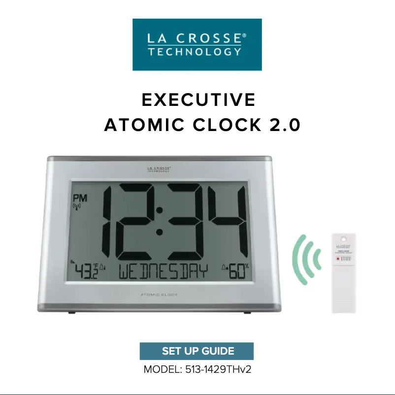 Page n°1 - Manuel utilisateur La Crosse Technology 513-1429THV2