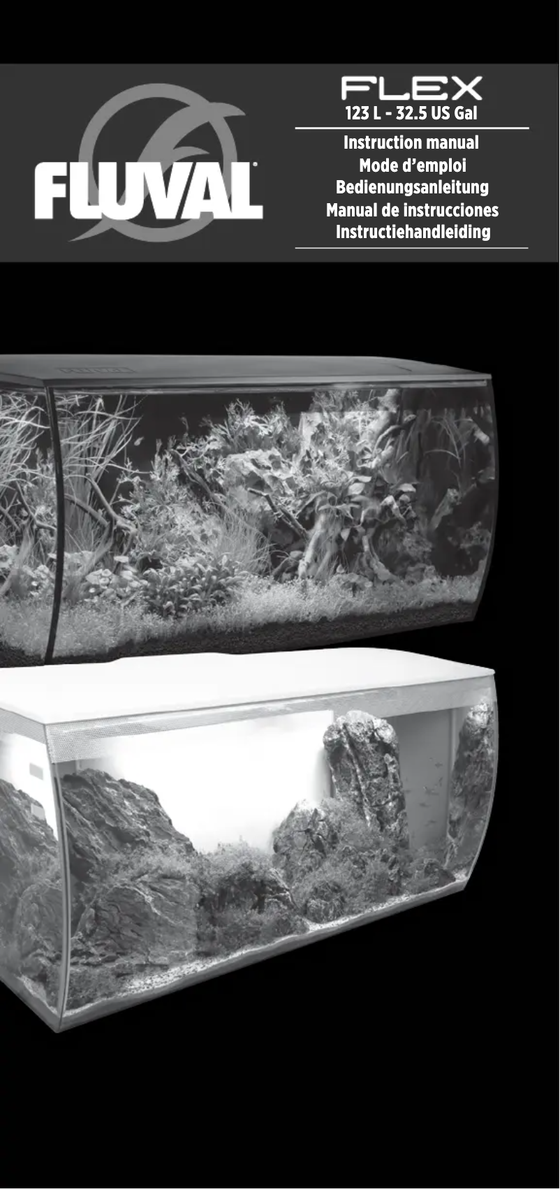 Page 1 de la notice Manuel utilisateur Fluval Flex