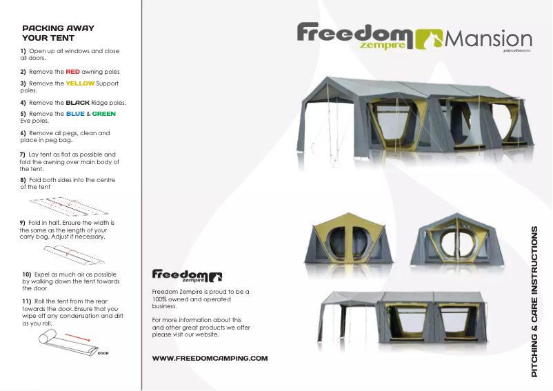 Image de la première page du manuel de l'appareil Mansion