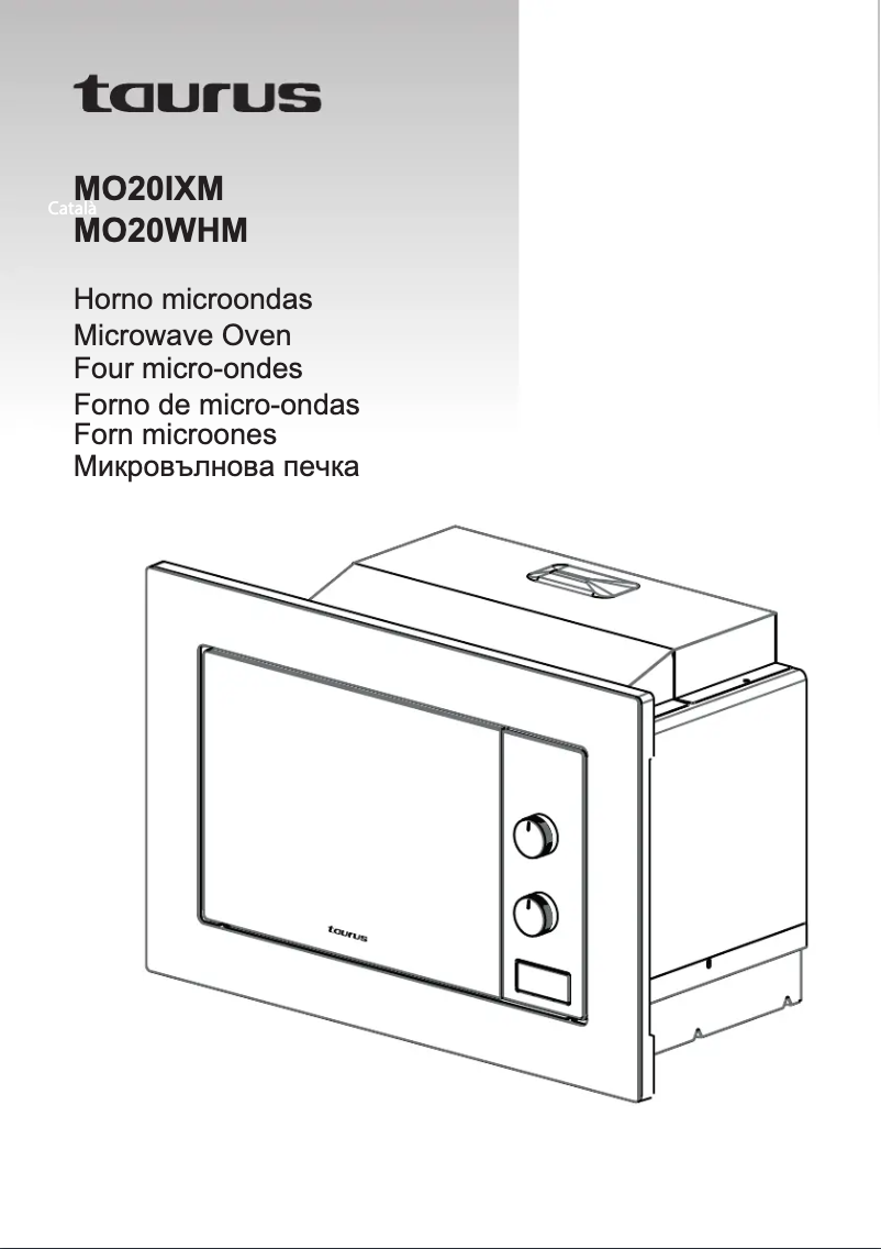 Page n°1 - Manuel utilisateur Taurus MO20WHM