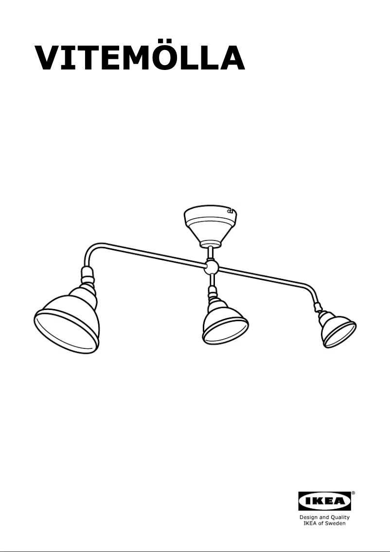 Image de la première page du manuel de l'appareil VITEMO