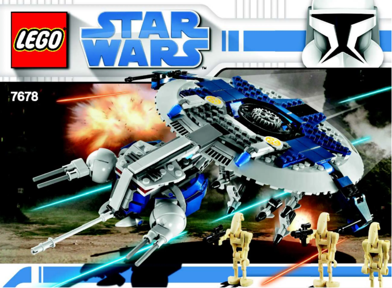 Página 1 del manual Manual de usuario Lego Droid Gunship (TM)