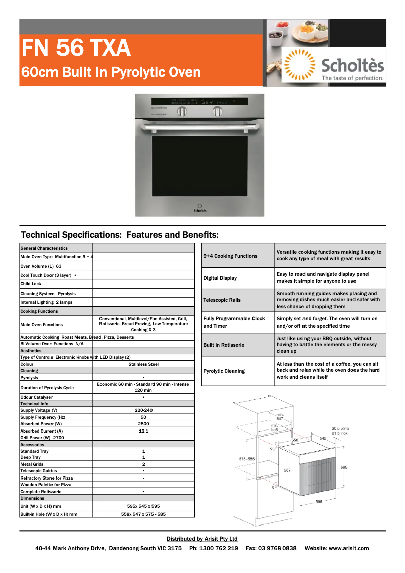 Image de la première page du manuel de l'appareil FN 56 T XA
