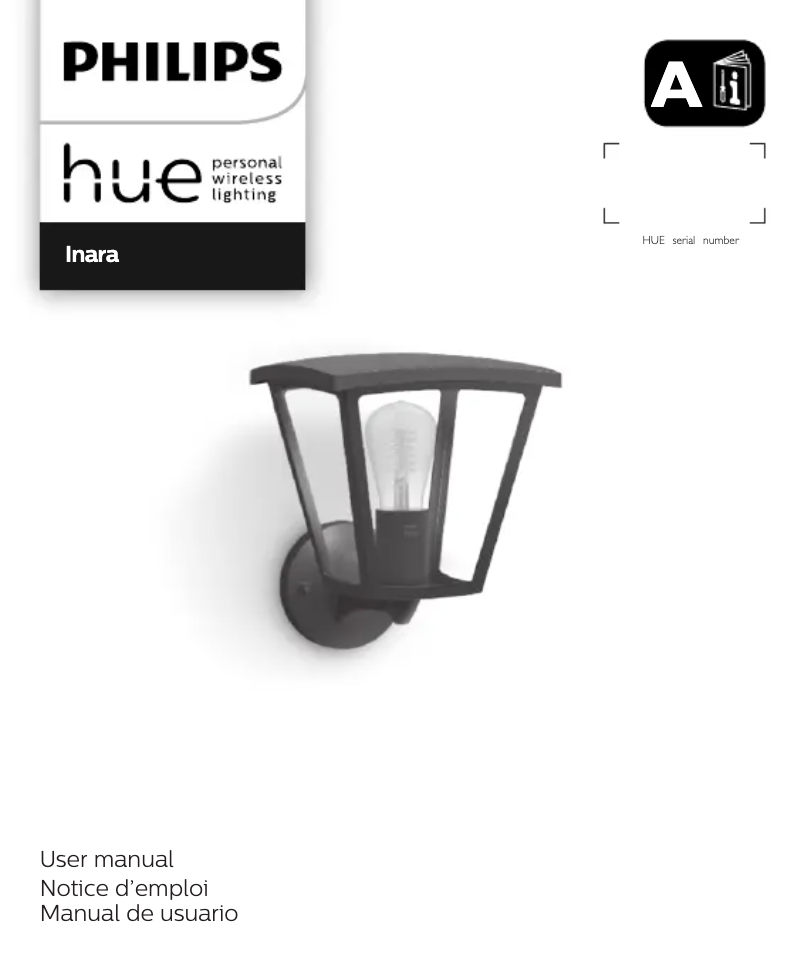 Page 1 of the manual User Manual Philips Hue Inara