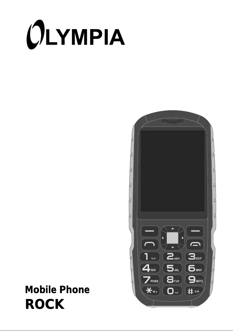Page 1 de la notice Manuel utilisateur Olympia Rock