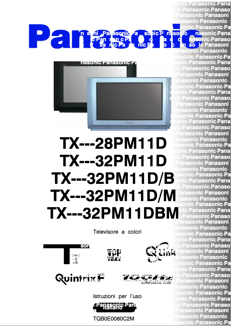 Page 1 de la notice Manuel utilisateur Panasonic TX-32PM11DM