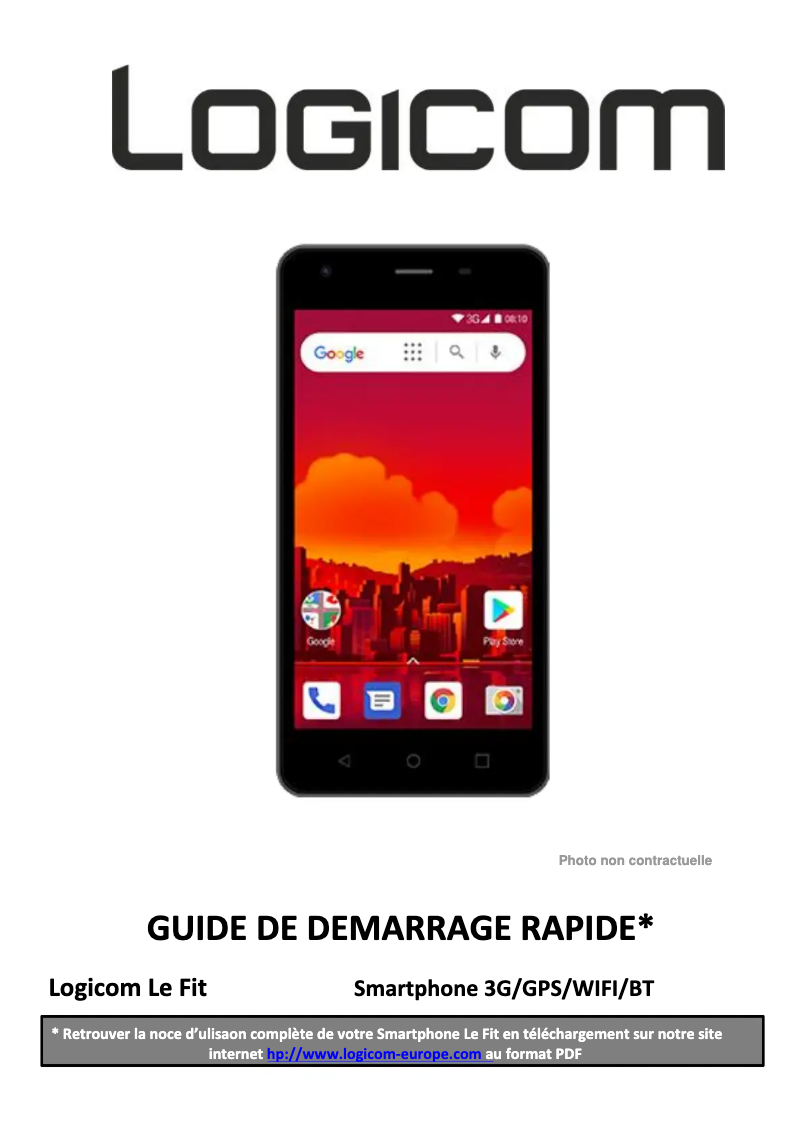 Page n°1 - Manuel utilisateur Logicom Le Fit