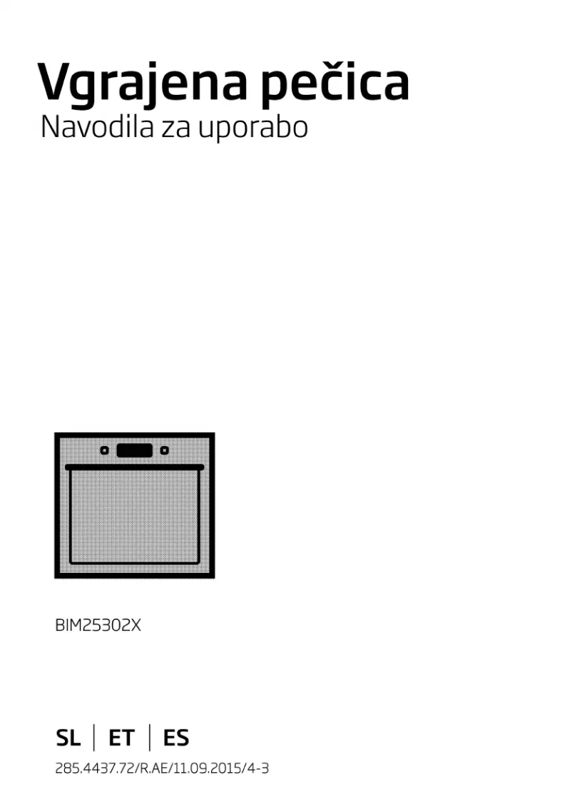 Page n°1 - Mode d'emploi Beko BIM 25302 X