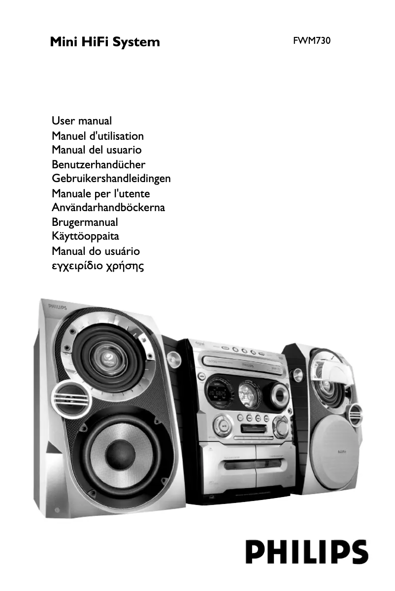 Página 1 del manual Manual de usuario Philips FWM730