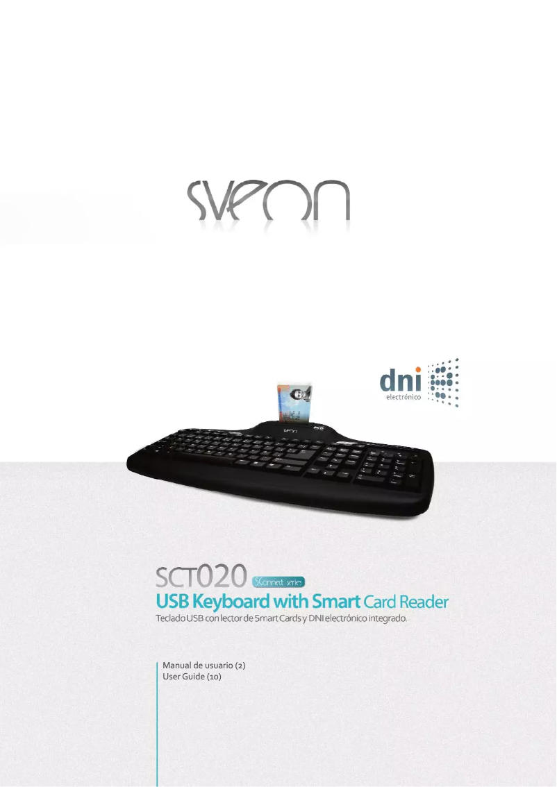 Page 1 de la notice Manuel utilisateur Sveon SCT020