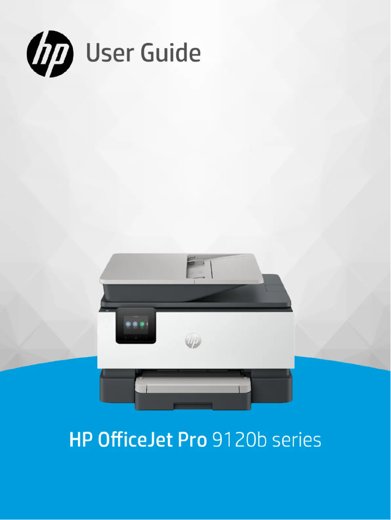 Page n°1 - Manuel utilisateur HP OfficeJet Pro 9120b