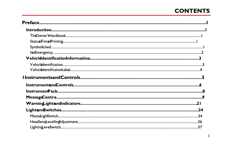 Page n°1 - Manuel utilisateur MG HS (2019)